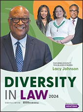 Cover of Indiana Lawyer's 2024 Diversity in Law Awards supplement