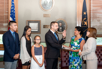 Goff Swearing In