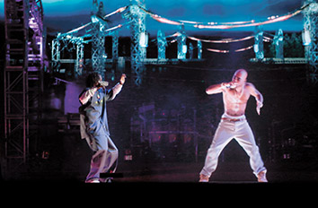 Tupac Hologram at Coachella Late rapper 'performs' with Snoop Dogg –  Rolling Stone