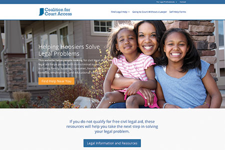 New Site A Landing Page For Civil Legal Aid The Indiana Lawyer - 