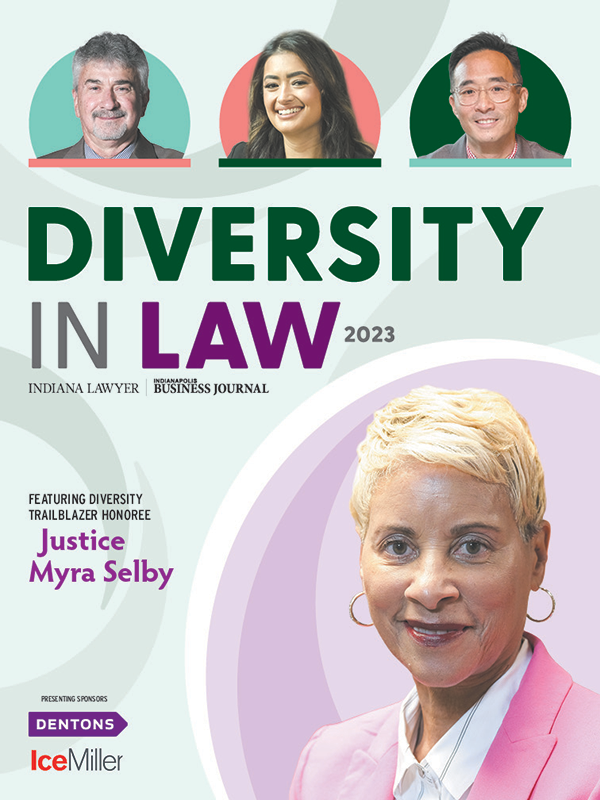 Cover of Indiana Lawyer's 2023 Diversity in Law supplement