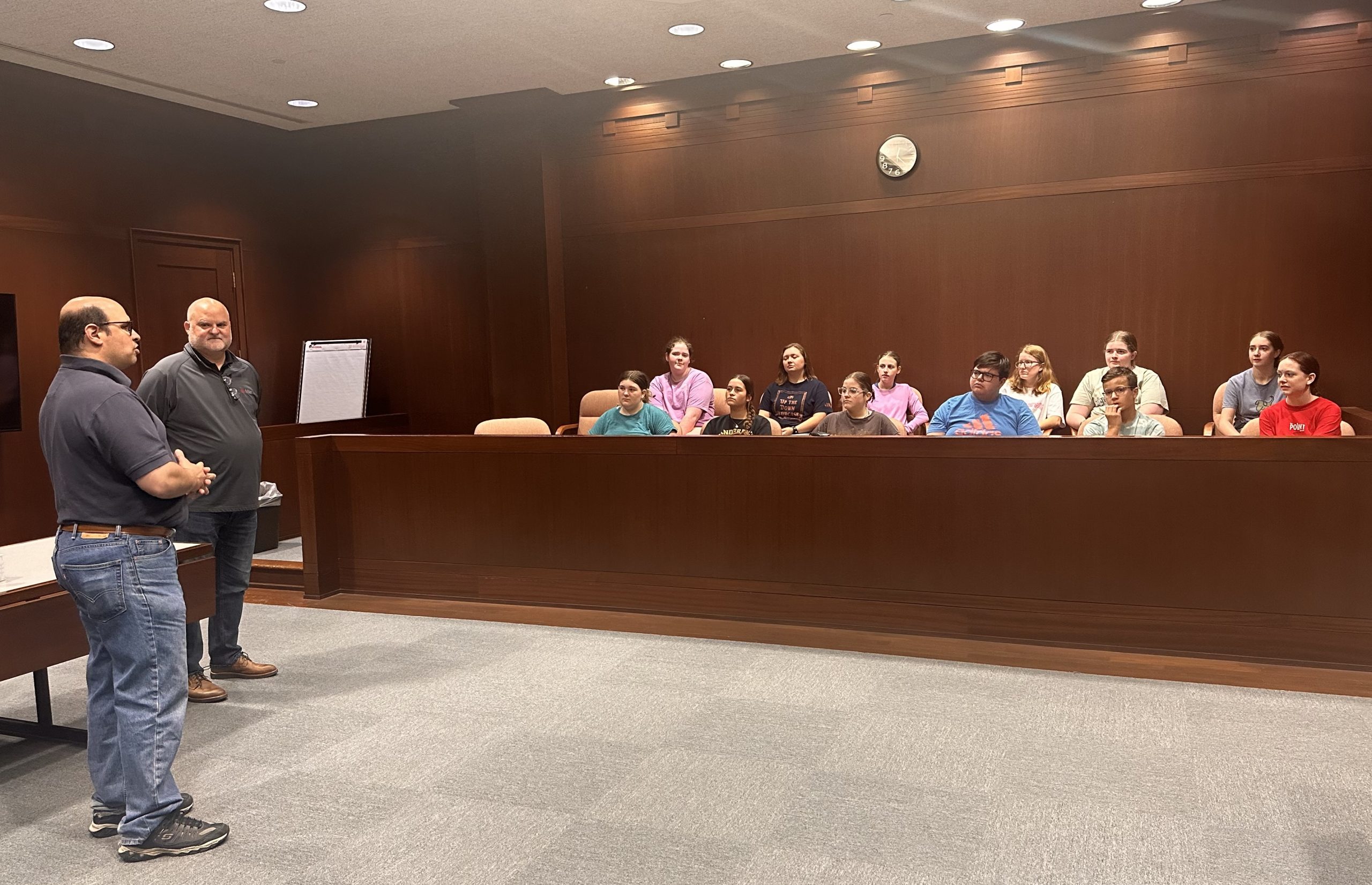 Teens learn what it’s like to be on a jury through Point Theater