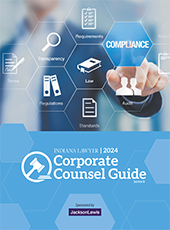 Cover of Indiana Lawyer's 2024 Corporate Counsel Guide