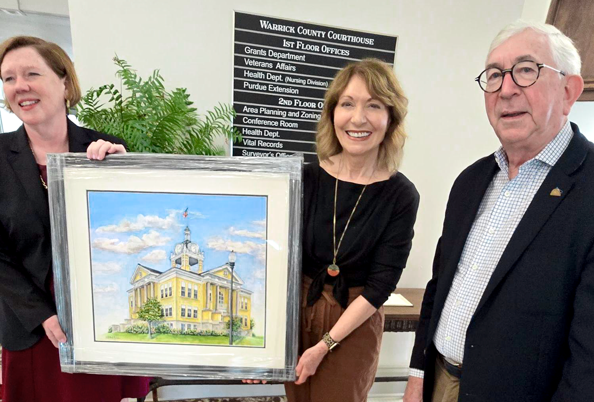 Art project aims to feature all 92 Indiana courthouses - The Indiana Lawyer